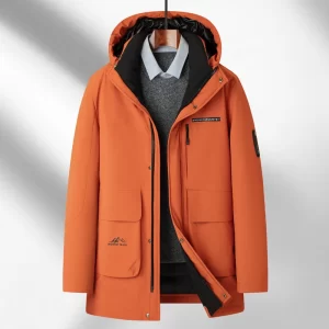Detachable Hood New Style Down Jacket Men 2025 Winter Short Duck Feather Thick Warm Outdoor Coat Multi Color Sizes